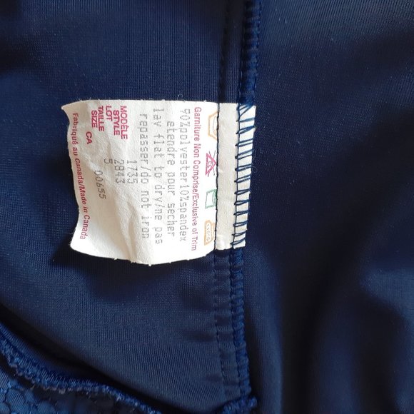 Robe de velour bleu navy taille 5, Scarlet - Picture 2 of 7